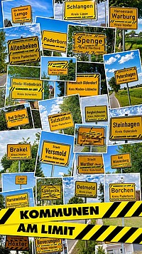 Bilder der einzelnen Kommunen der Aktion "Kommunen am Limit"