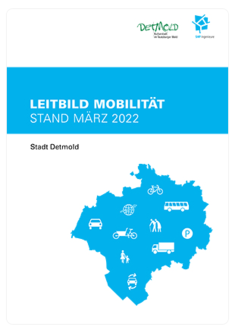 Titelseite des Leitbildes Mobilität