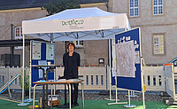 Stand des Teams Verkehrsplanung und Mobilitätsmanagement auf dem Parking Day