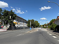 Außenaufnahme der Lemgoer Straße in Detmold
