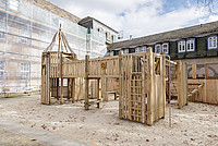 Klettergerüst in Detmold auf dem Schlossplatz