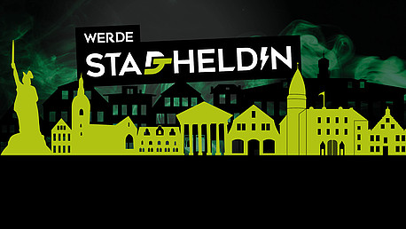 Kachelbild im Design der Stadtheld-Kampagne