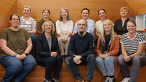 Gruppenfoto des Teams der Stadtbibliothek