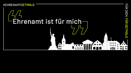 Kachelbild für die Ehrenamtsausstellung "Ehrenamt ist für mich" der Stadt Detmold