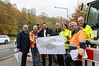 Bauarbeiten an der Paderborner Straße