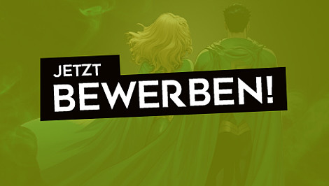 Jetzt Bewerben Vorschaubild im Stil der Stadtheld-Kampagne