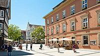 Gebäudeaufnahme der Tourist Information Lippe & Detmold