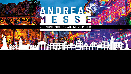 Kachelbild im Design der Andreasmesse-Kampagne
