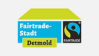 Personalisiertes Fairtrade-Logo der Stadt Detmold