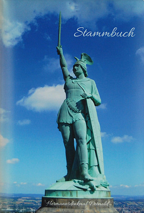 Stammbuch im Hermannsdenkmal-Design