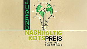 Layout des Plakats zum Jugendnachhaltigkeitspreis der Stadt Detmold