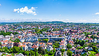 Luftaufnahme über Detmold