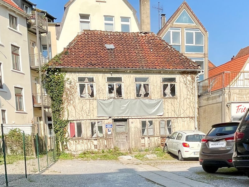 Frontansicht der Hofsynagoge
