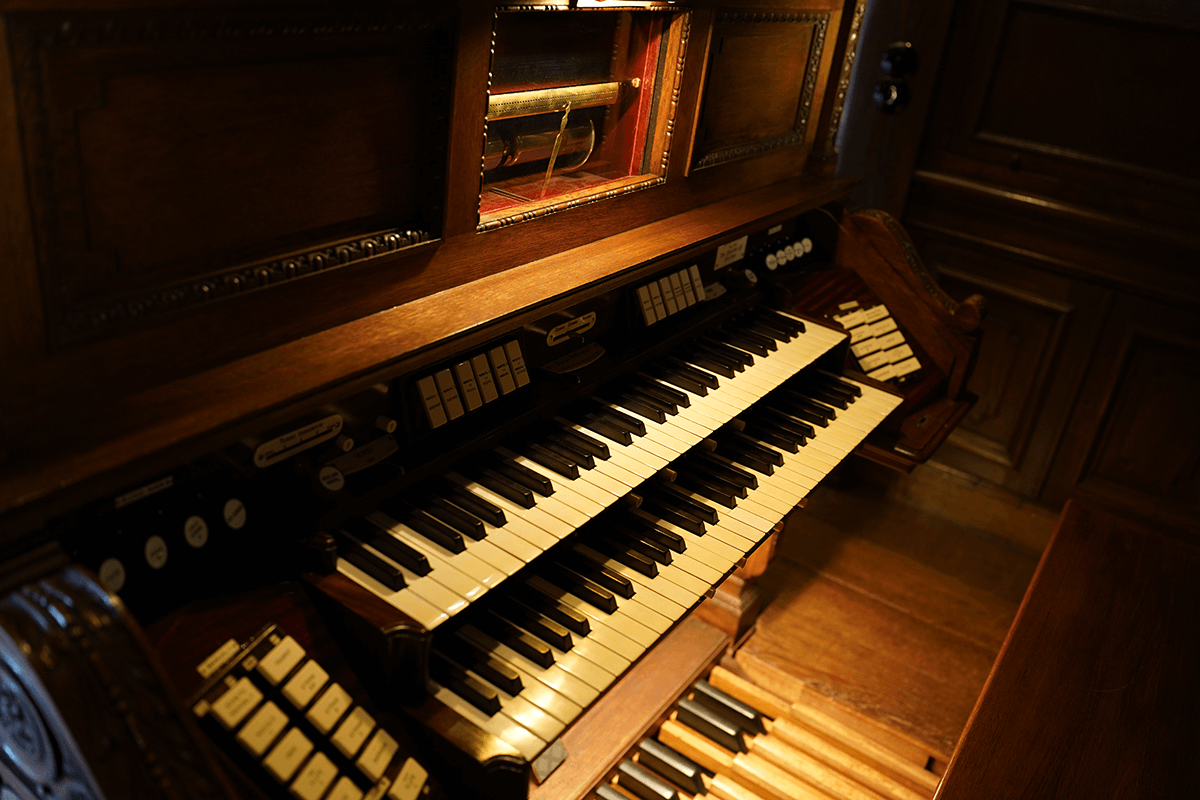 Historische Orgel im Schloss Detmold
