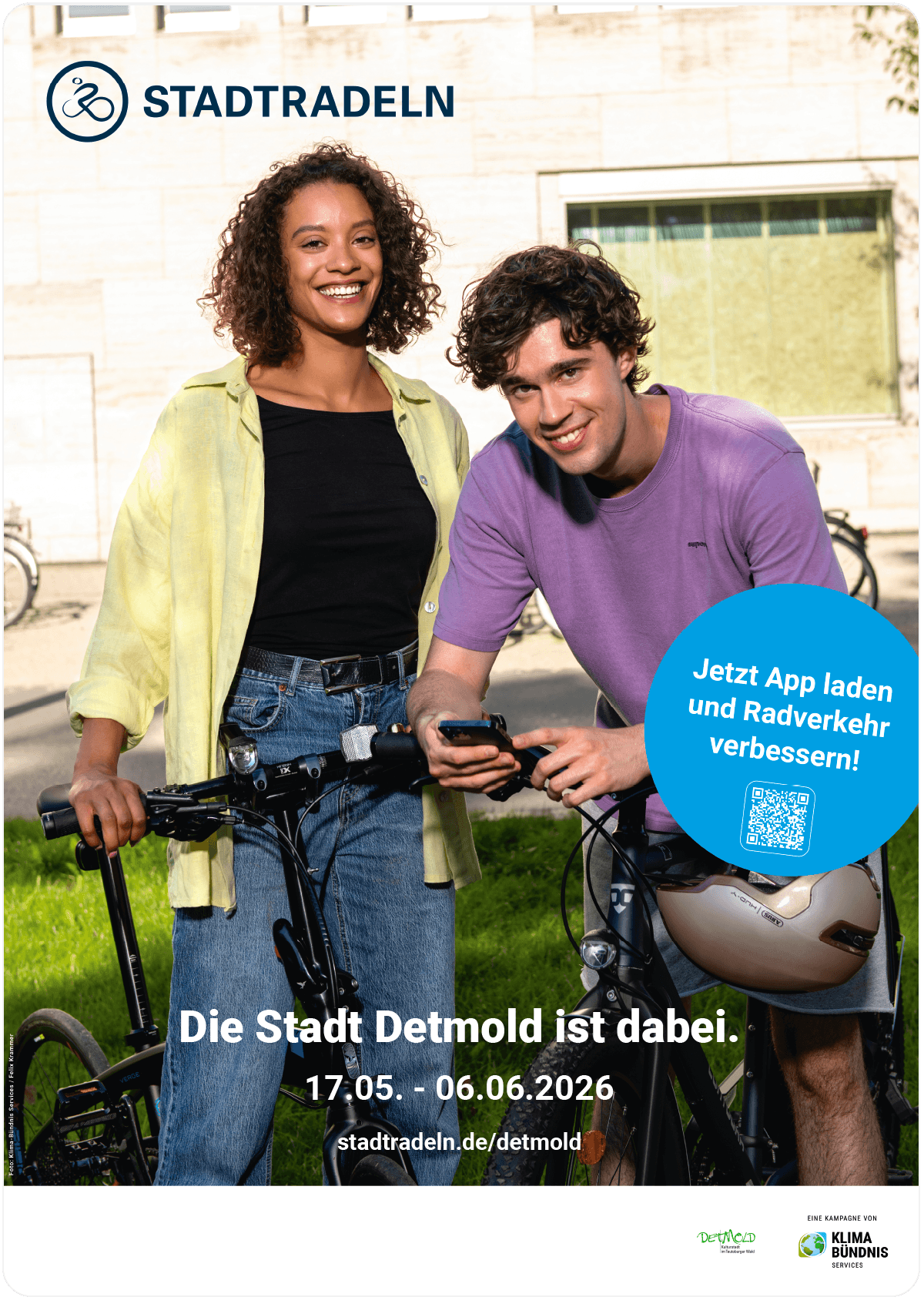 Plakat für das Stadtradeln 2026